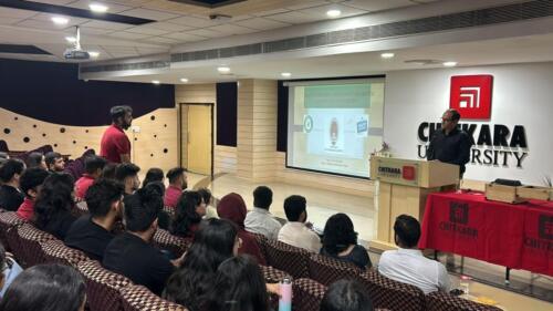 Workshop @ Chitkara University, Chandigarh